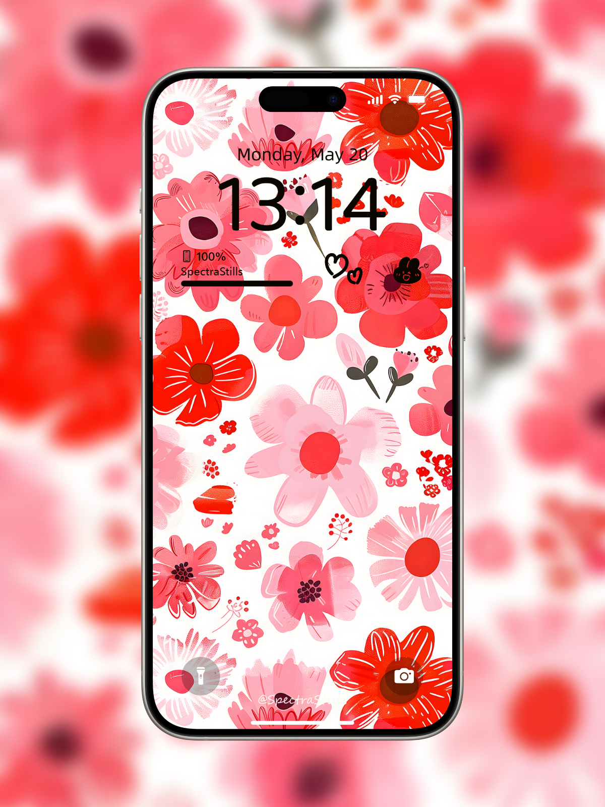 3-in-1 Boho Flower Phone Wallpaper Set