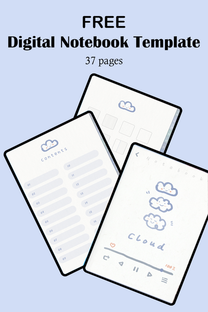 Free Nature Digital Notebook Template